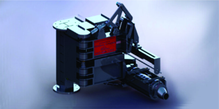 Pedestal Mount Drill and Mudgun Combo